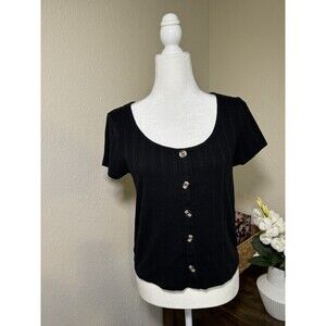 mudd womens short sleeve Top Size XL